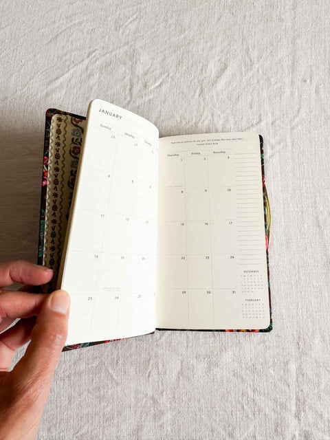 Agenda de poche 2026 Gracie 12 mois