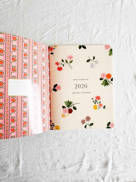 Agenda 2026 fin Dahlia 12 mois