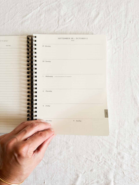 Agenda souple - Gracie 17 mois 2025/2026