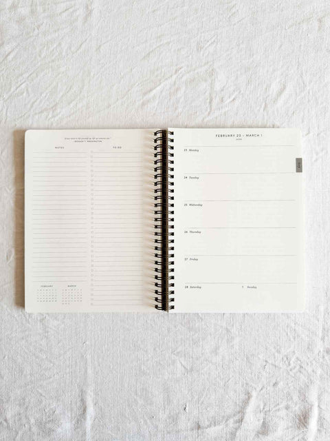 Agenda souple - Gracie 17 mois 2025/2026