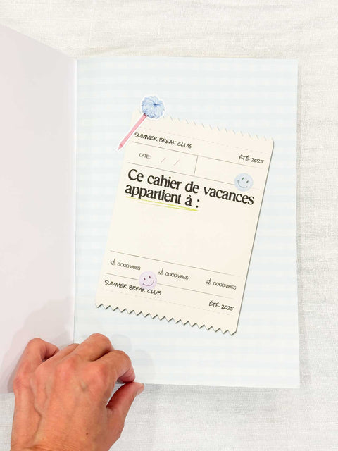 Cahier de vacances Summer break club