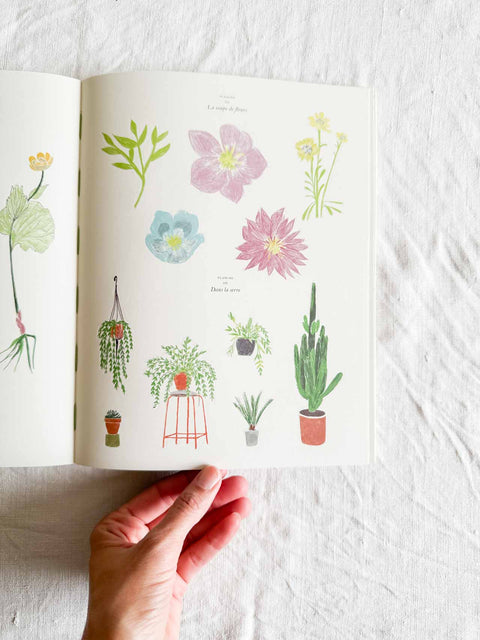Carnet coloriage et stickers - Le jardin