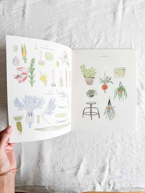 Carnet coloriage et stickers - Le jardin