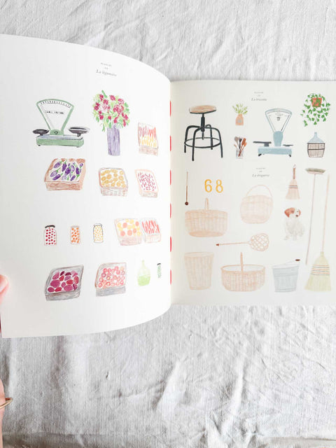 Carnet coloriage et stickers - Le marché