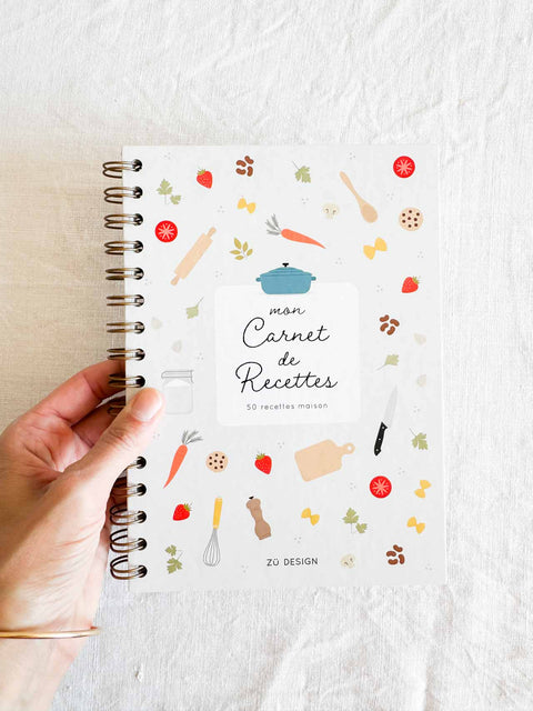 Carnet de recette à remplir