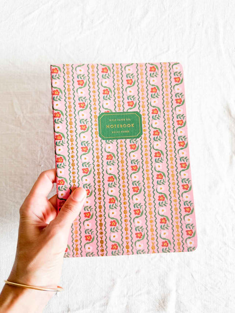 Carnet fin Dahlia - Rose