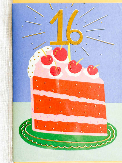Carte d'anniversaire âge - Kerrie illustrates