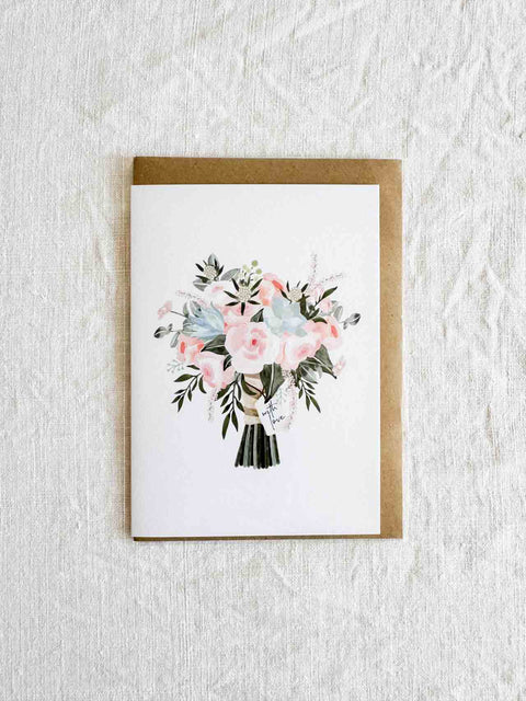 Carte Bouquet with love