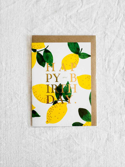 Carte HBD Lemons