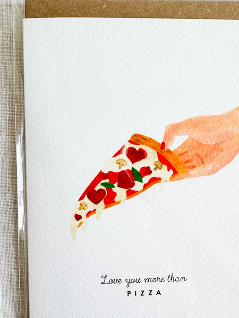 Carte Love you pizza