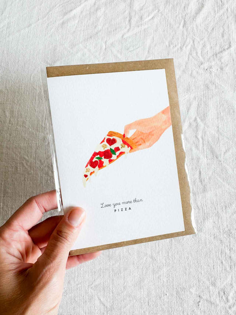 Carte Love you pizza
