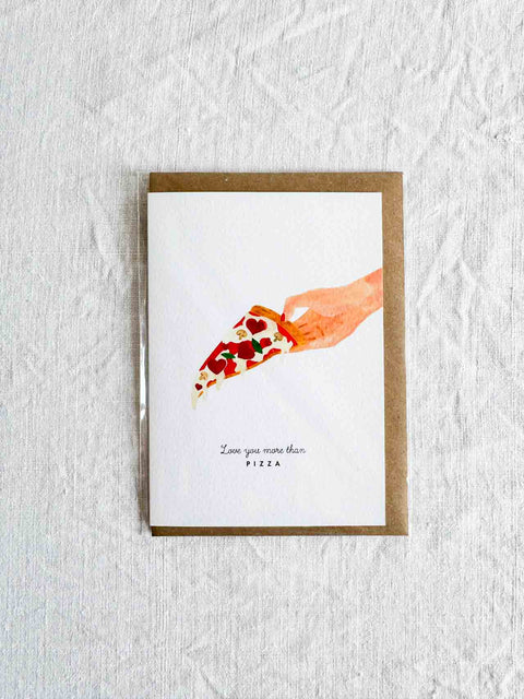 Carte Love you pizza