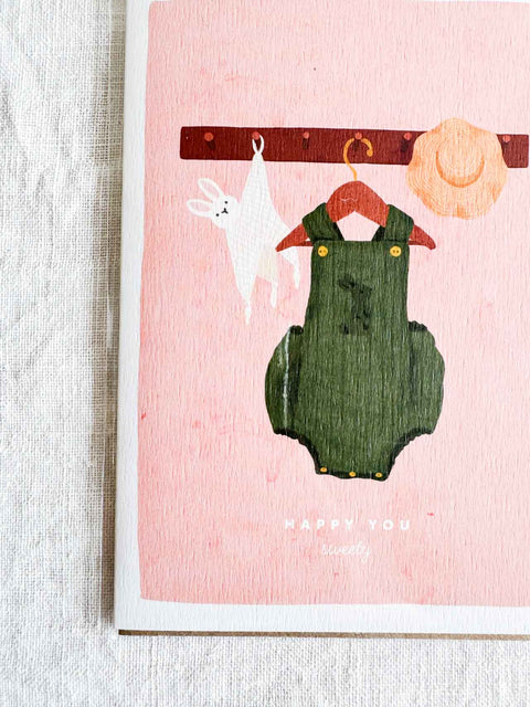 Carte Happy you sweety rabbit