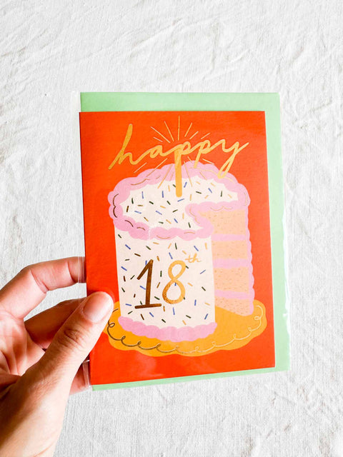 Carte d'anniversaire âge - Kerrie illustrates
