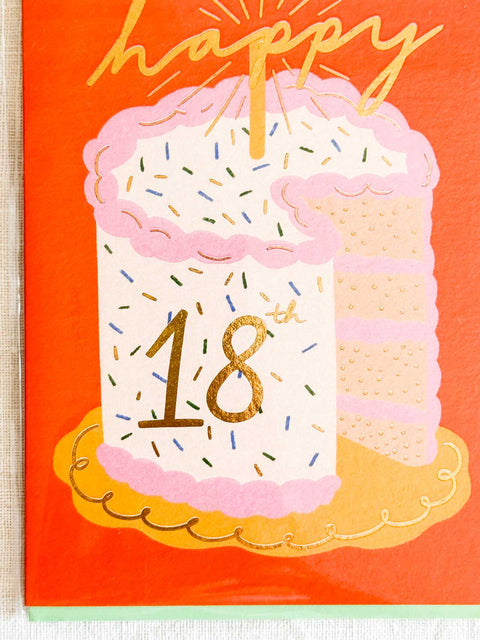 Carte d'anniversaire âge - Kerrie illustrates