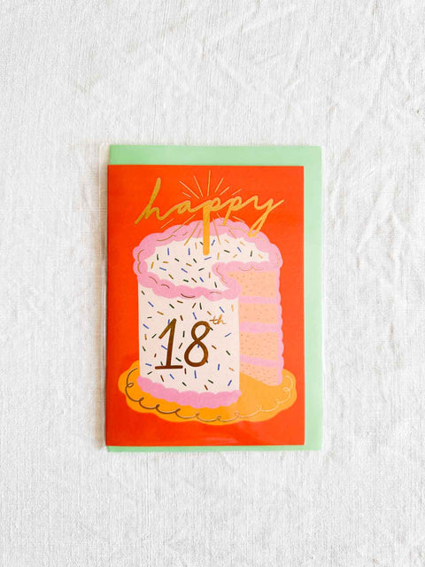 Carte d'anniversaire âge - Kerrie illustrates