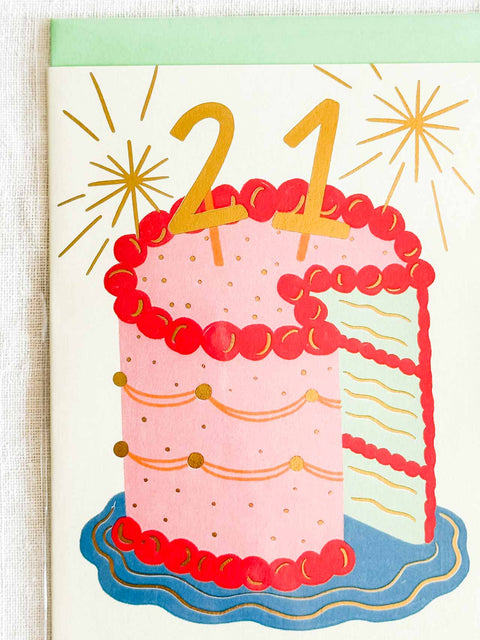Carte d'anniversaire âge - Kerrie illustrates