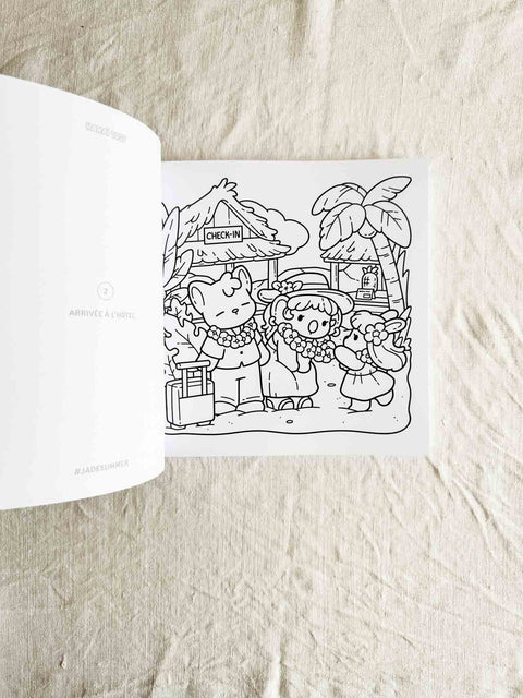Coloriages Hawaï Cosy