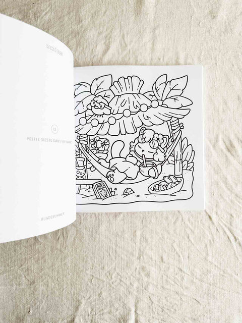 Coloriages Hawaï Cosy