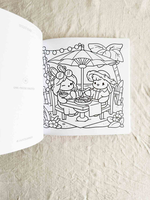 Coloriages Hawaï Cosy