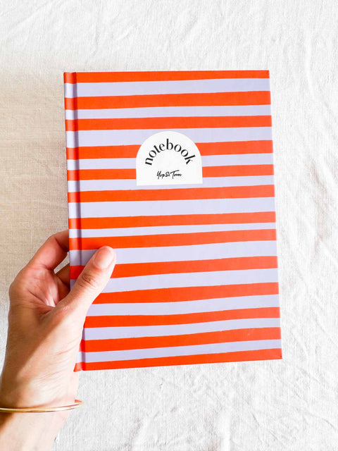 Carnet rigide - Orange horizon