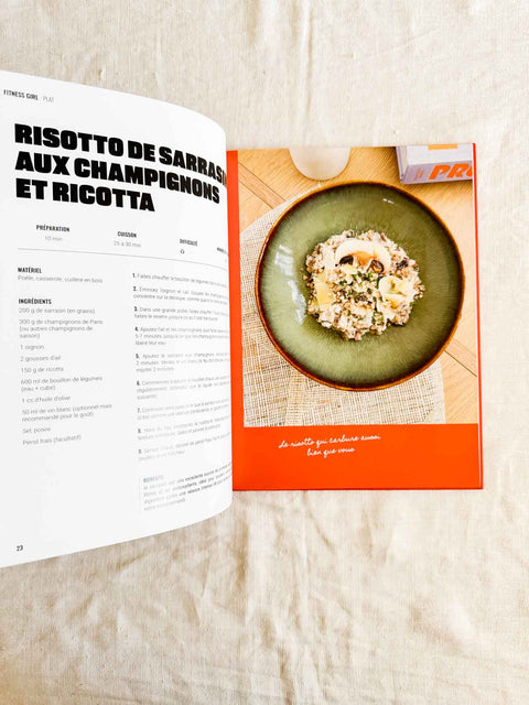 Livre de cuisine Fitness girl