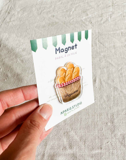Magnet - Baguette in the bag