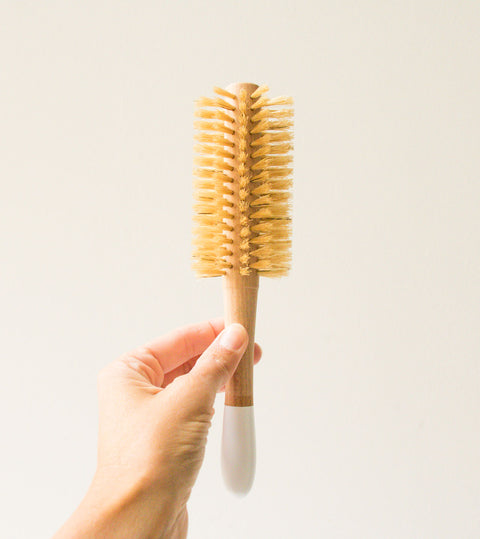 Brosse ronde - Sanglier et nylon