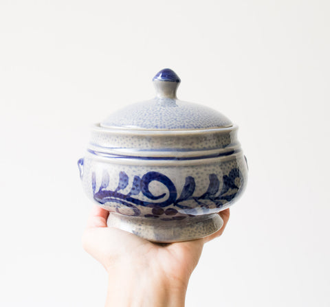 Saucière bleue