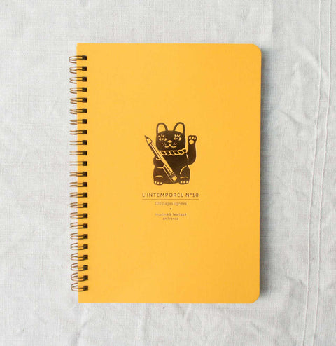 Carnet L'intemporel - Lucky cat