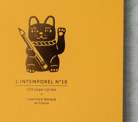 Carnet L'intemporel - Lucky cat