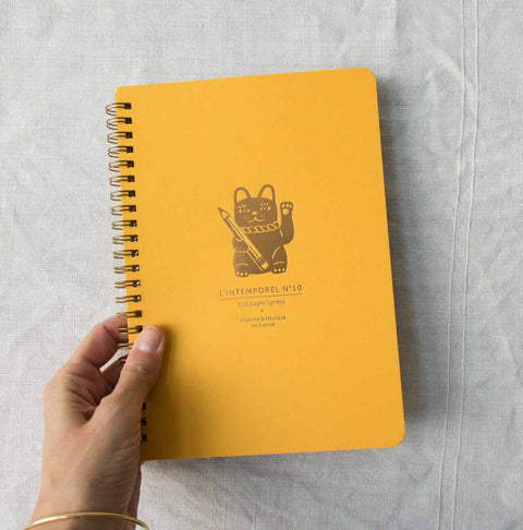 Carnet L'intemporel - Lucky cat