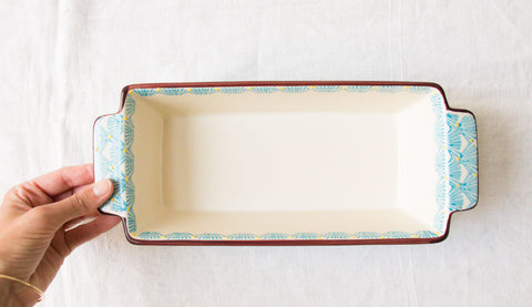 Plat à cake - Bleu
