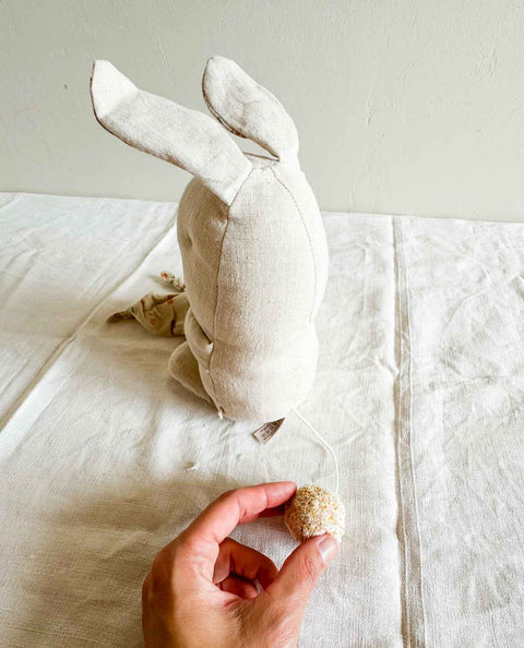 Lapin berceuse - Bunny blanc