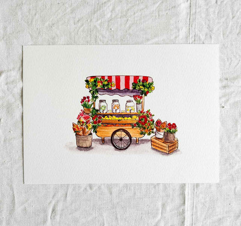 Affiche - Au marché