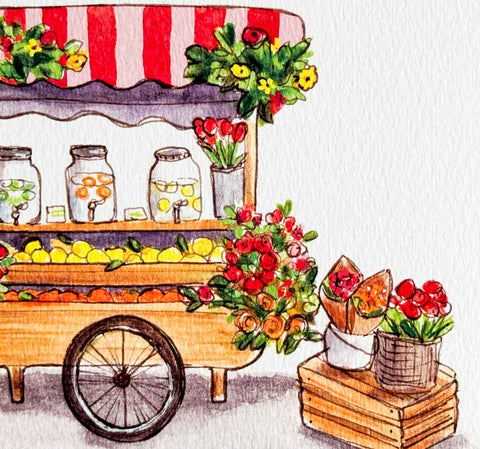 Affiche - Au marché