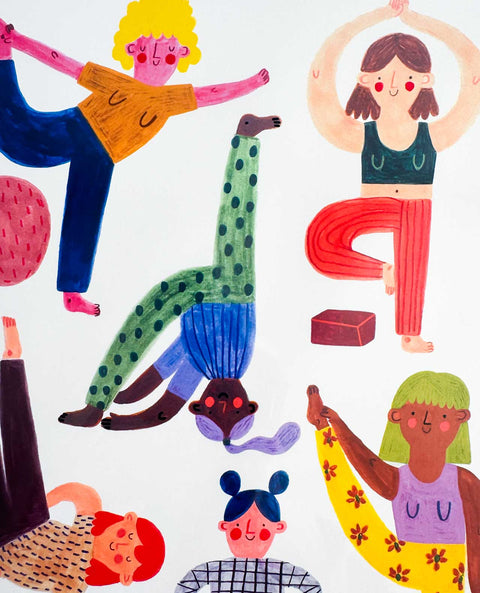 Affiche - Yoga girls