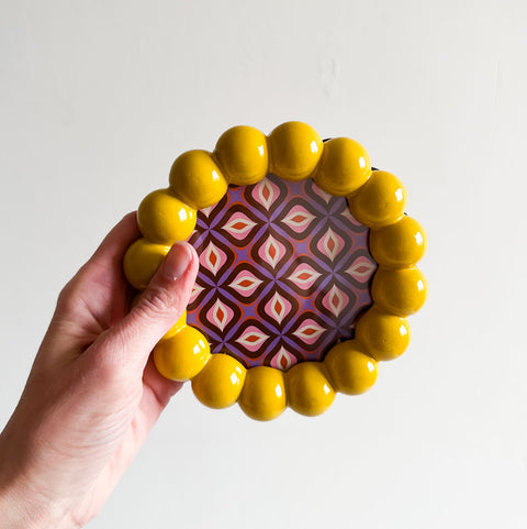 Cadre Rond - Jaune
