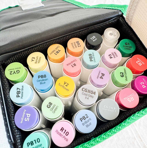 Pack 24 feutres Brush alcool Basic