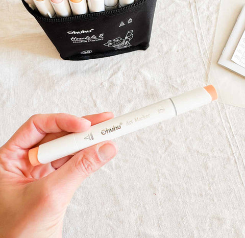 Pack 36 feutres - Brush alcool skin