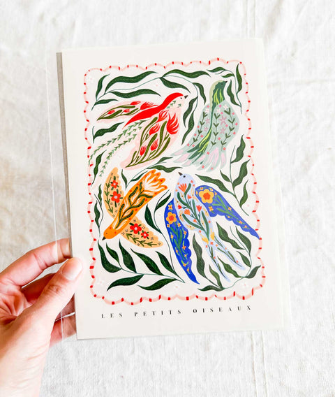 Affiche A5 - Les petits oiseaux