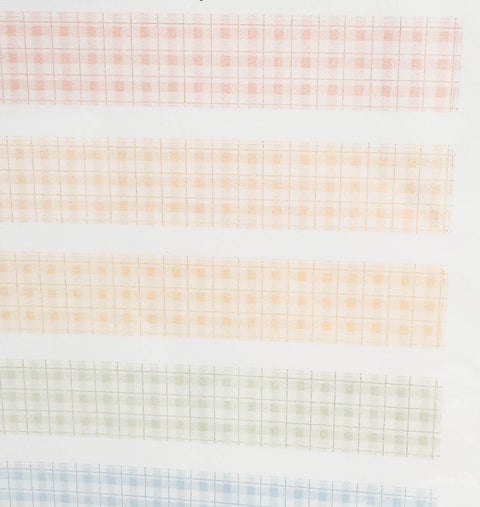 Stickers - Carreaux pastels