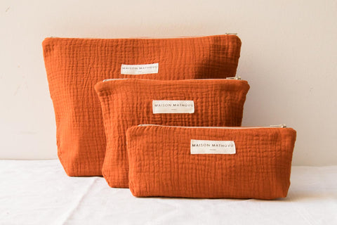 Trousse à maquillage - Terracotta