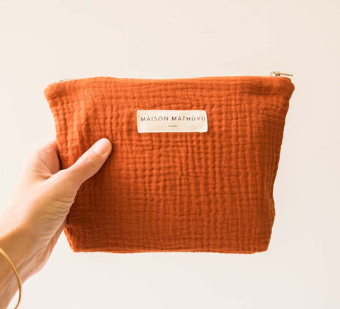Trousse à maquillage - Terracotta