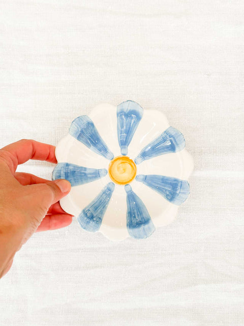 Mini coupelle Flower Bleu