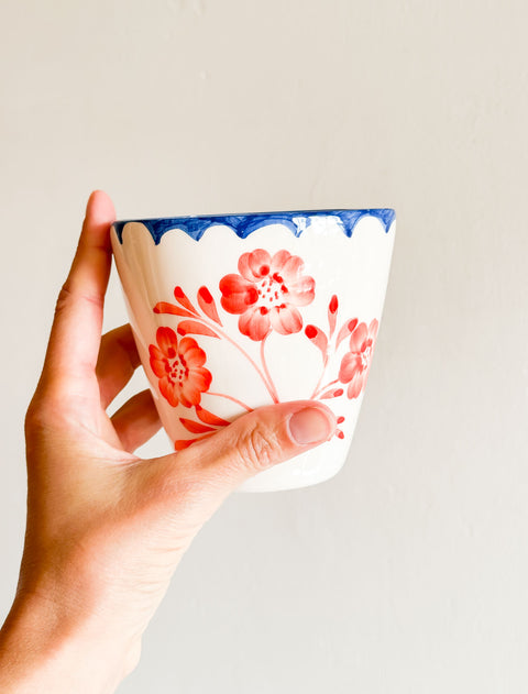 Mug GM Ovale - Vintage flower