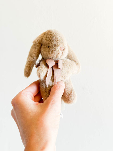 Peluche Lapin Marron dusty Mini