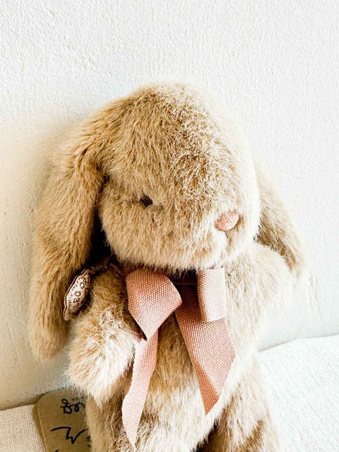 Peluche Lapin Marron dusty Mini