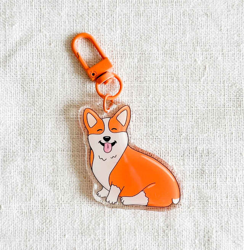 Porte clé époxy Corgi