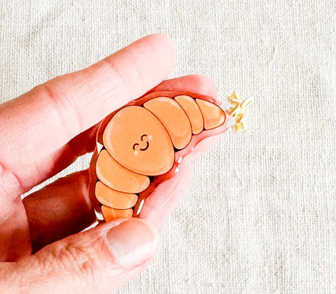 Porte clé epoxy Croissant